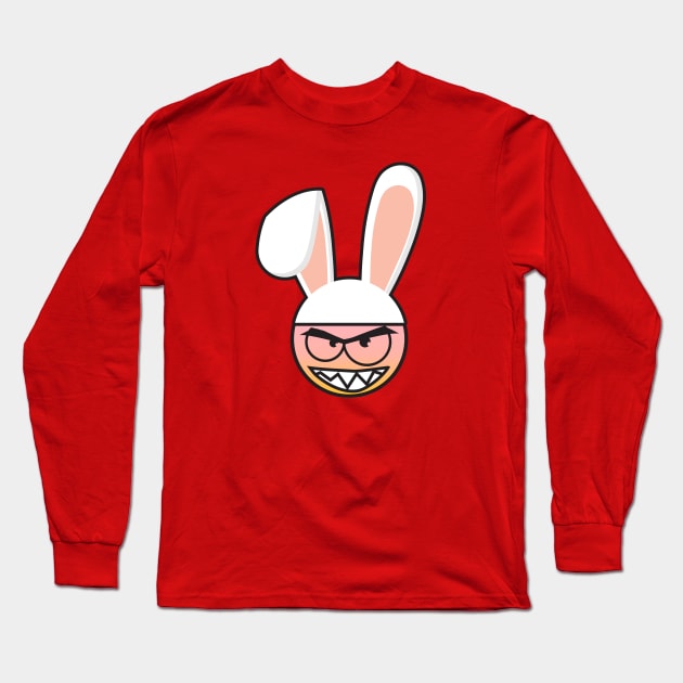 Funny Bunny Long Sleeve T-Shirt by After Daylight Project